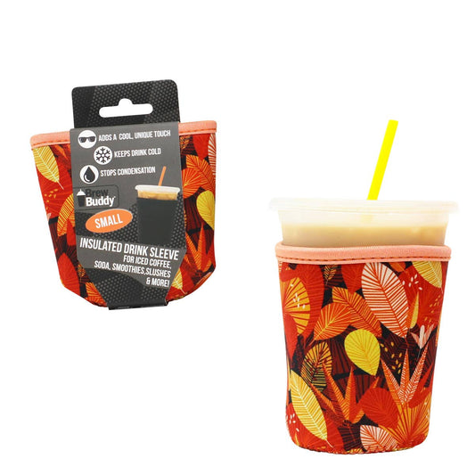 Brew Buddy Insulated Iced Coffee Sleeve (Small) - Tropical Fall