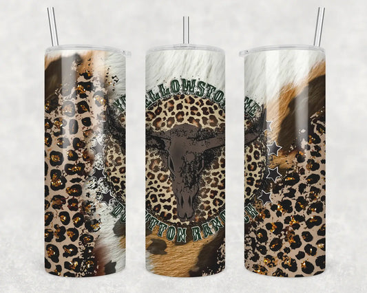 20 oz Stainless Steel Tumbler -Yellowstone Dutton Ranch