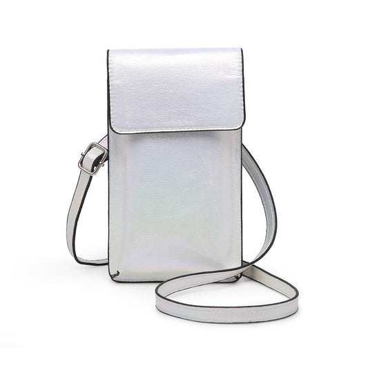 Wallet Crossbody Hologram Pearl