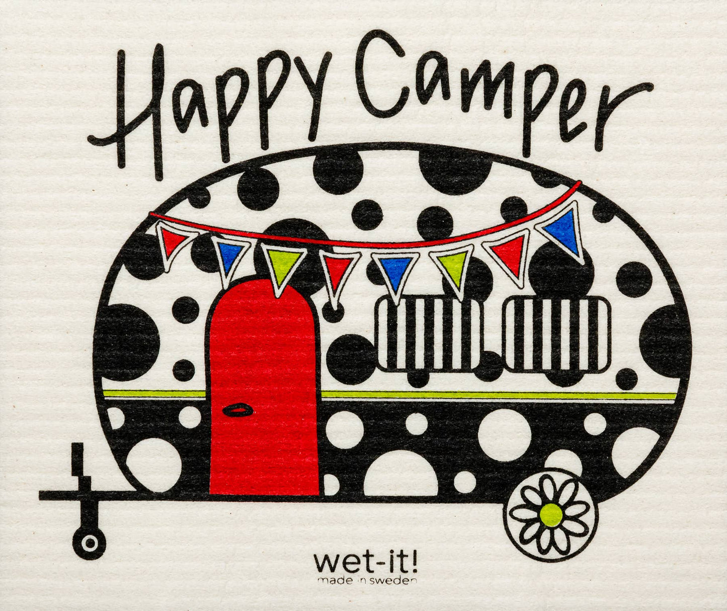Happy Camper Swedish Cloth