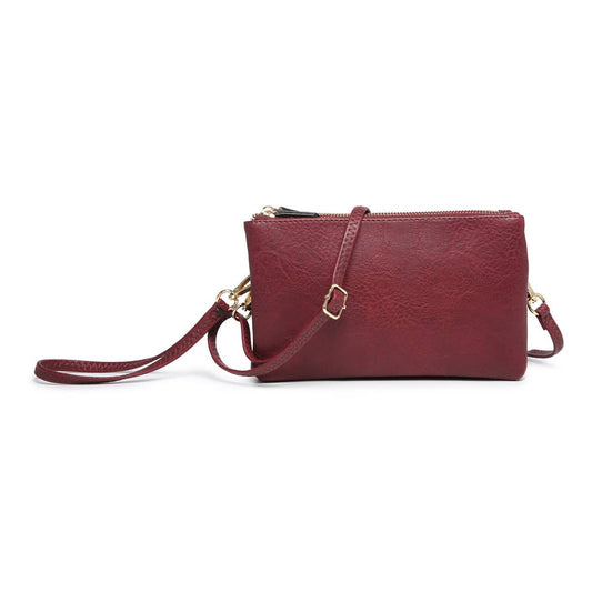 Miley Crossbody/Clutch (Burgundy)