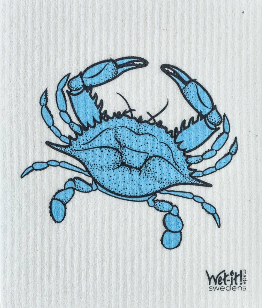 Blue Crab Swedish Cloth