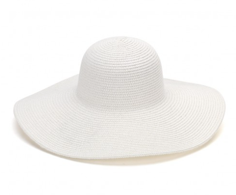 White Adult Floppy Hat