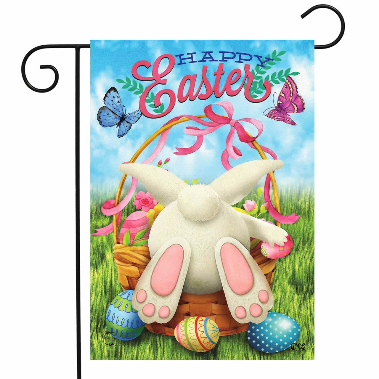 Easter Egg Hunt Garden Flag