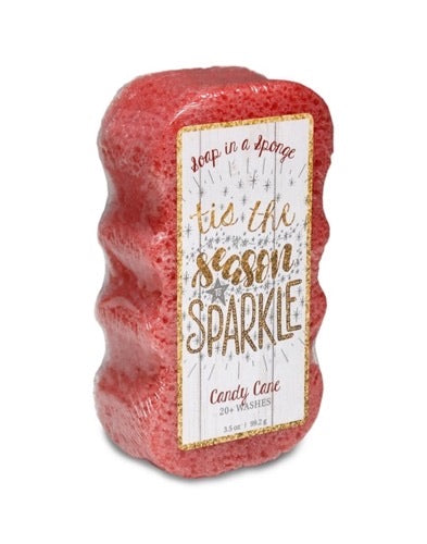 Tis The Season to Sparkle Soap Sponge