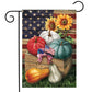 Patriotic Pumpkins Garden Flag