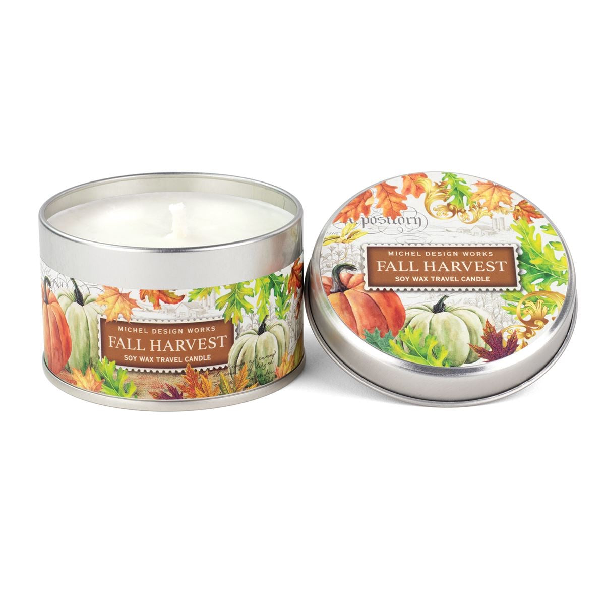 Fall Harvest Tin Travel Candle