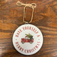 Red Truck Disc Ornaments (Multiple Sayings)