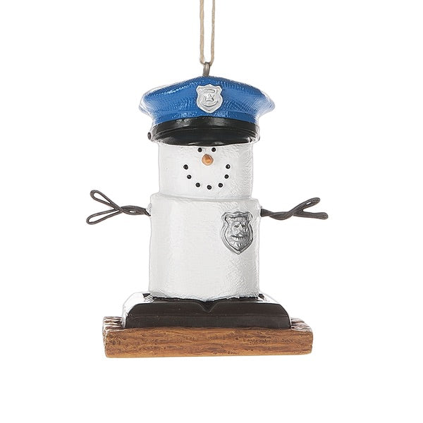 S'mores Policeman Ornament