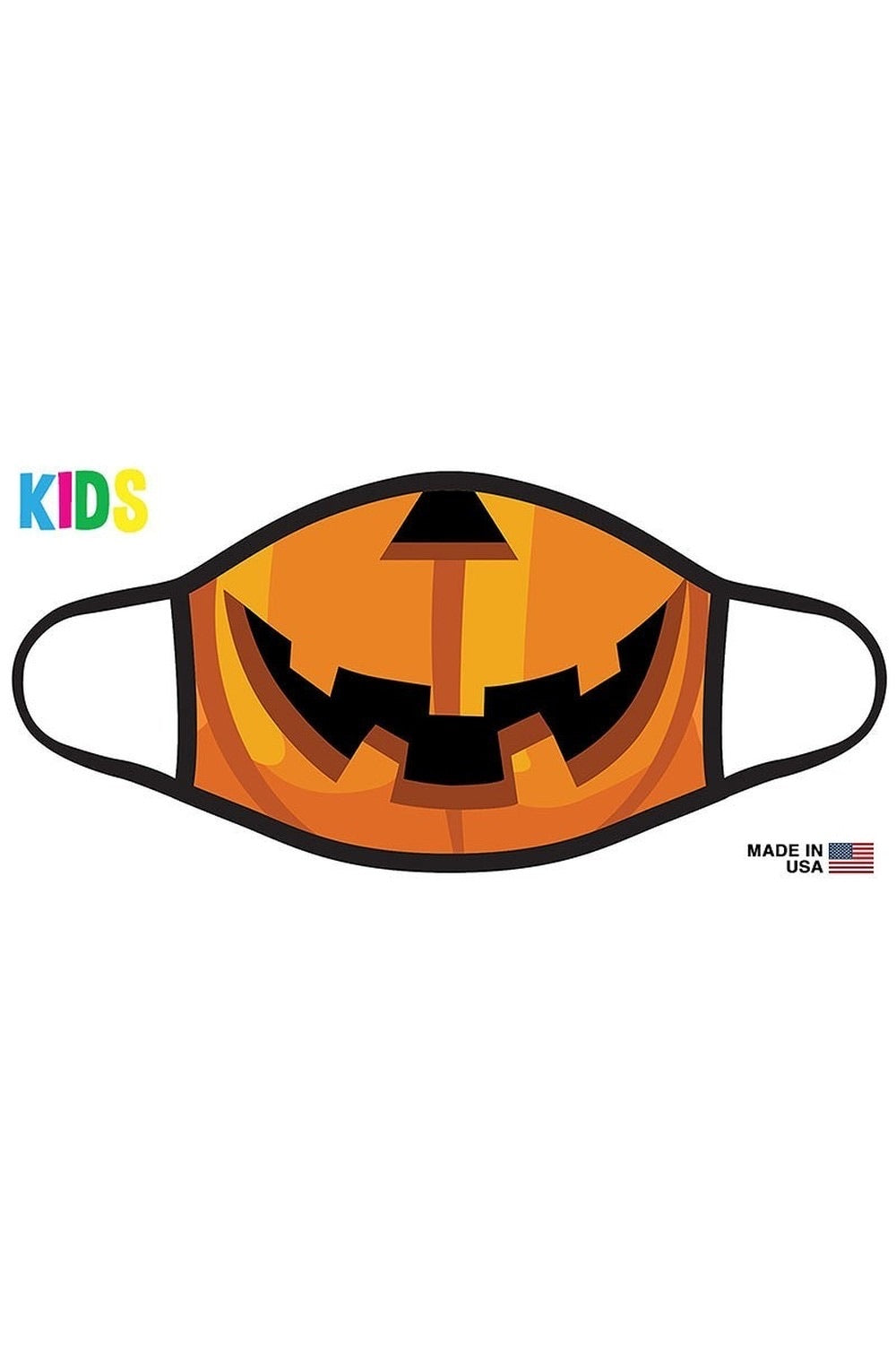 Kids Pumpkin Face Mask