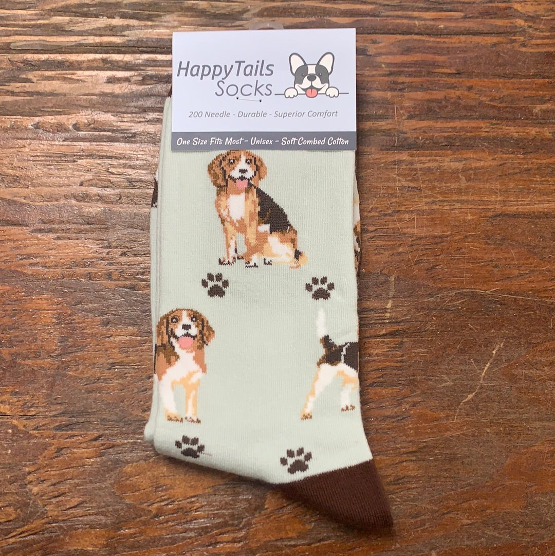 Beagle Happy Tails Socks