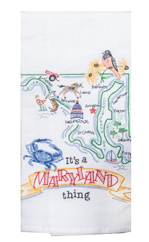 It's A Maryland Thing Cotton Flour Sack Dish Towel