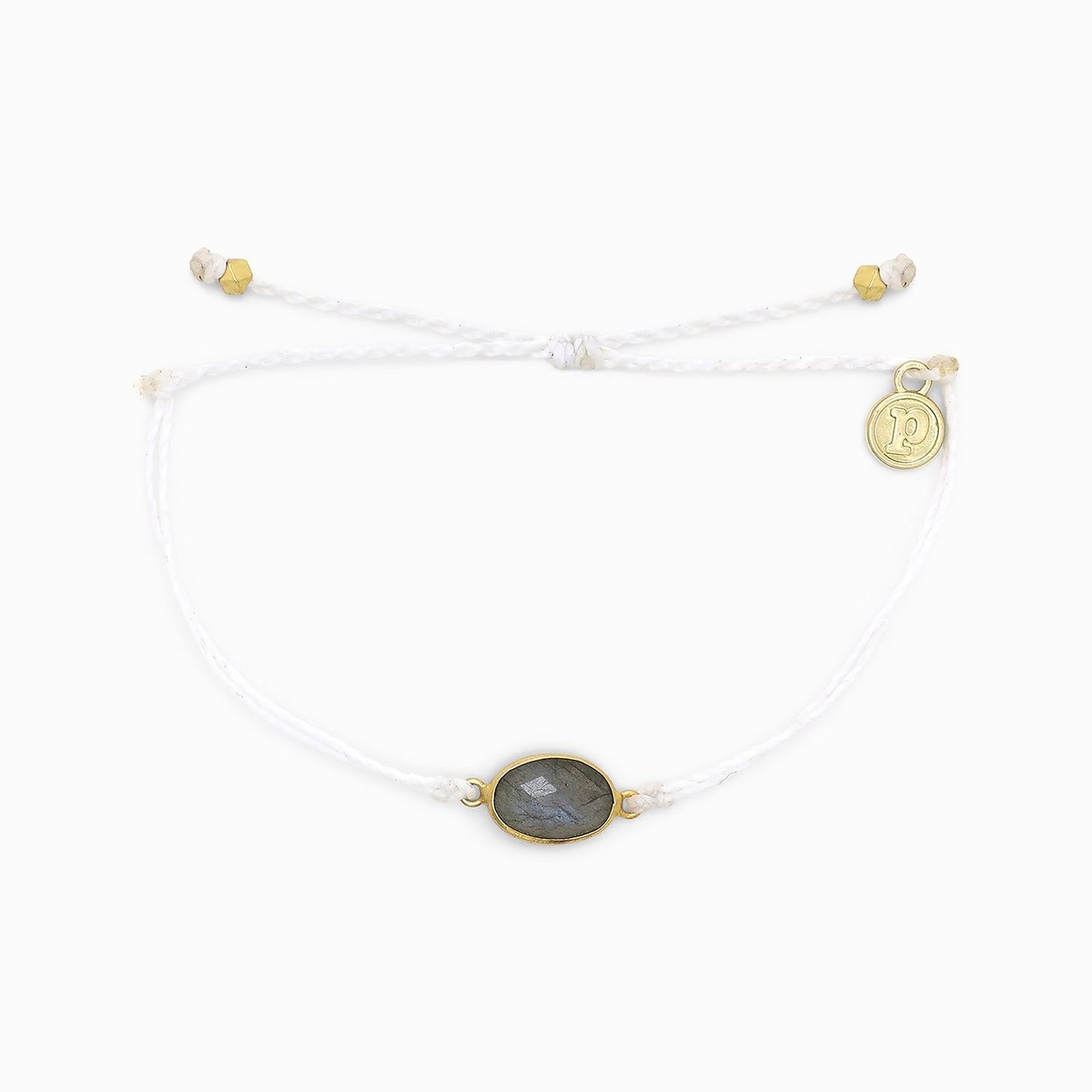 Oval Labrodite Bracelet Gold