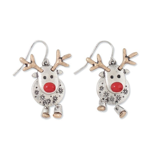 Red Nose Rudolph Earrings