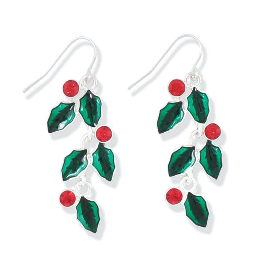 Cascading Holly Earrings