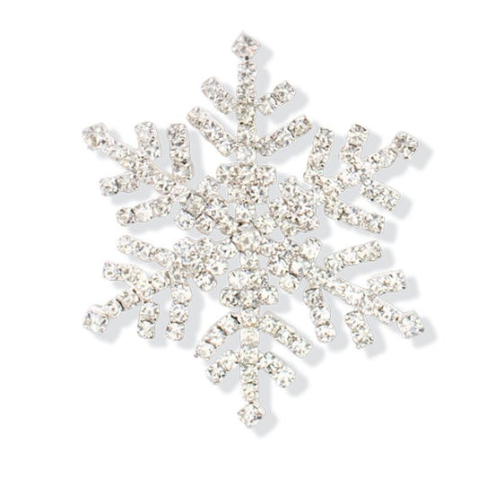 Crystal Snowflake Pin
