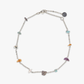 Rainbow Chip Chain Anklet