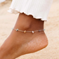 Rainbow Chip Chain Anklet