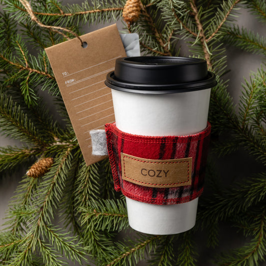 Cup Cozy w/ Gift Card Envelope (Multiple Colors)