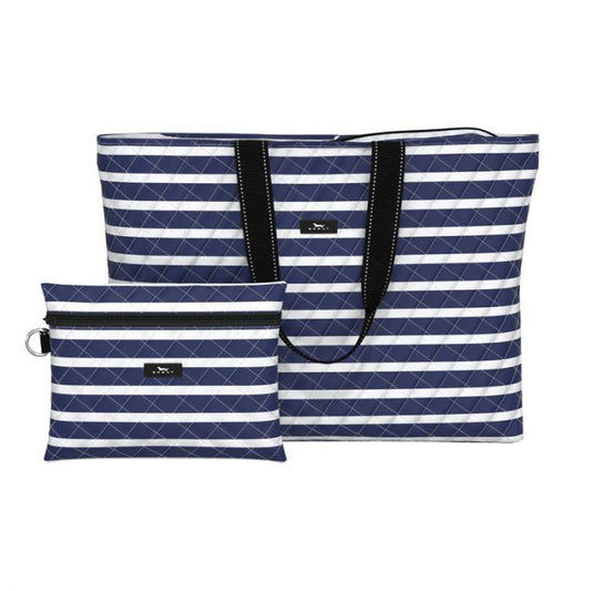 Plus 1 Foldable Travel Bag - Nantucket Navy